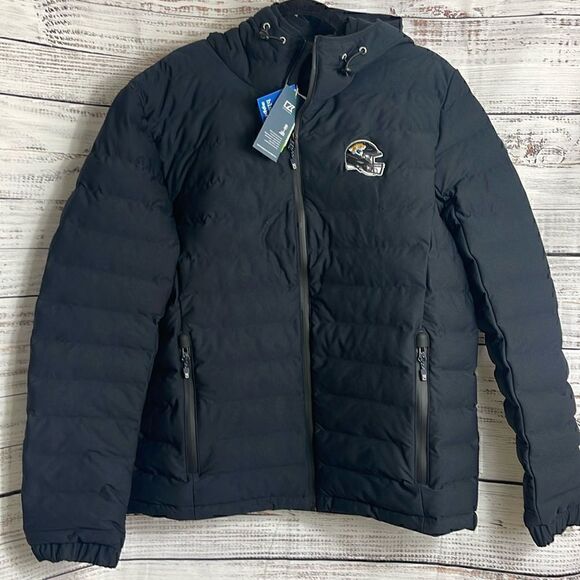 Cutter & Buck Jacket Mens Sz L Mission Ridge Jaguar Helmet puffer eco insulated - Picture 2 of 16